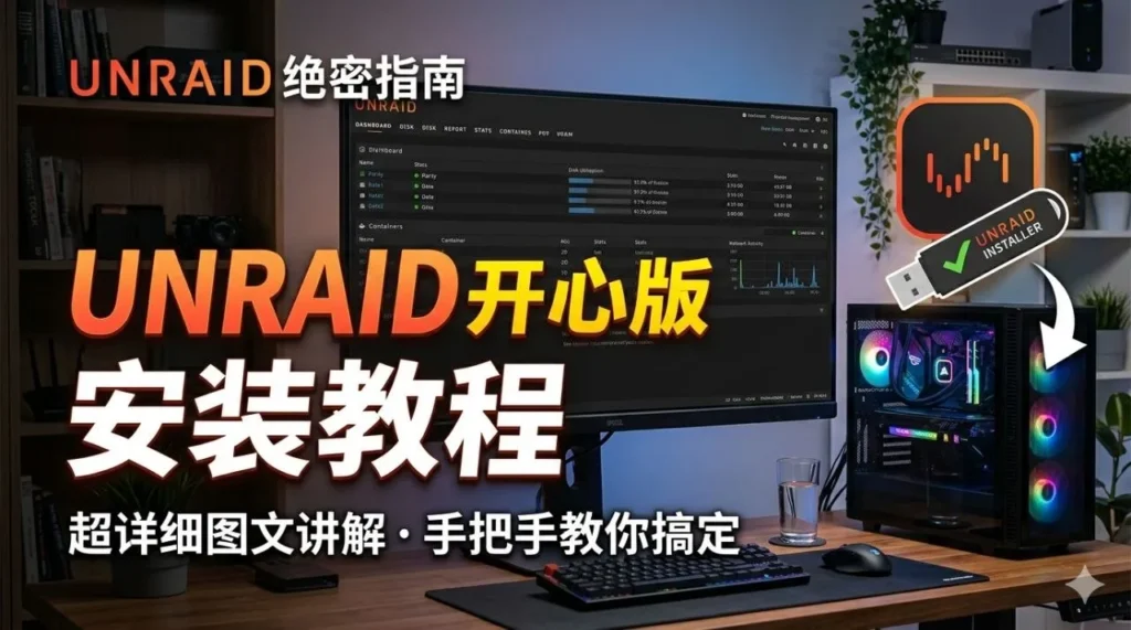 UNRAID 6.12.13 中文集成常用插件开心版 开心版下载及使用说明